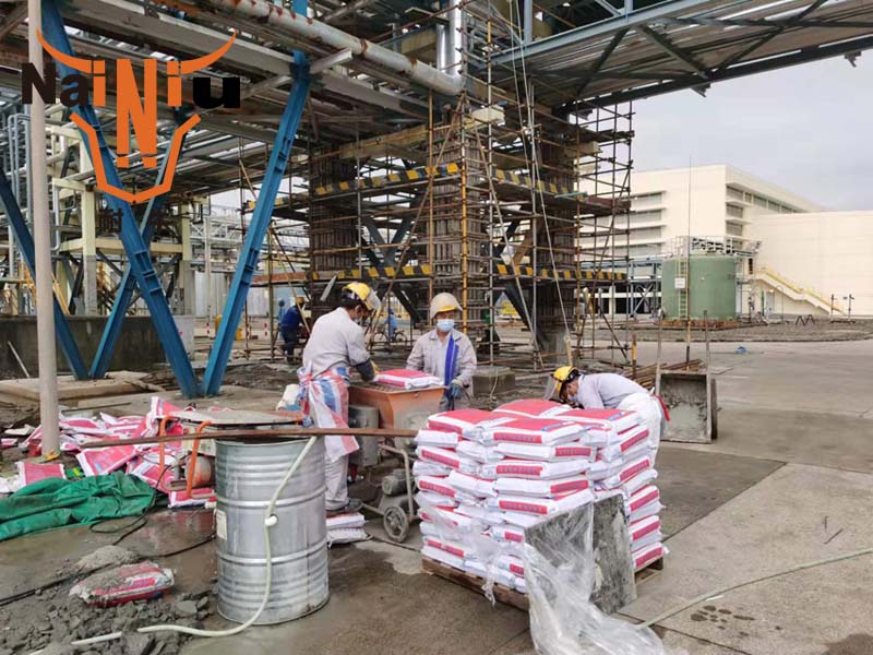 上海bte365官网支座灌浆料的使用步骤